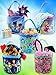 Disney Princess Girls Collapsible Nylon Gift Basket Bucket Tote Bag (One Size, Pink)