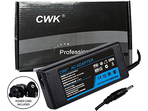 CWK® Laptop Charger AC Adpater Power Supply Cord Plug for Samsung Series 5, 7 ATIV Book NP740U3E, NP530U3C, NP530U3B, NP530U3BI, NP535U3C, NP540U4E, NP540U3C; Np740u3e-k01ub, Np540u4e-k01us, Np540u3c-a03ub, Np540u3c-a01ub, Np540u3c-a02ub, Np530u3b-a01us 13