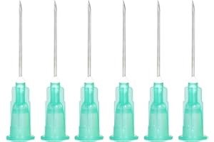 KIGITIK 100 Pack 1Inch 21Ga Luer Lock Industrial Dispensing Accessories, Individually Wrapped, Lab Tools, Suitable for Refilling Liquid, Inks