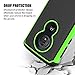 Moto G6 Play Case, SYONER [Shockproof] Defender Phone Case Cover for Motorola Moto G Play 6th Generation [Green]