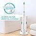 Electric Toothbrush Automatic Toothbrush Toothbrushes Waterproof Rechargeable Sonic Electric Toothbrush For Adults Power Toothbrush For Adults 3 Replacement Heads Electric Toothbrush For Travel White
