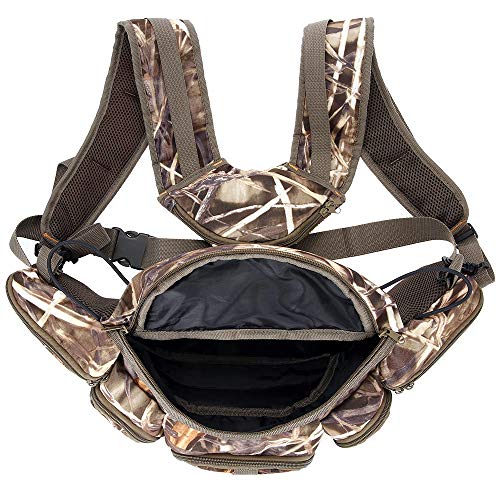 Unistrengh Hunting Camo Fanny Pack with Harness Waist Pack Pouch with