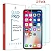 iPhone X Screen Protector Tempered Glass Znoble [2 Pack] Anti Blue Light [Eye Protect]Blue Light Filter Reduce Eye Fatigue and Eye Strain Case Friendly For Apple iPhone X/10