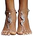 Bellady Women's Lady's 2 Piece Barefoot Sandals Toe Ring Anklets Wedding Beach Jewelry