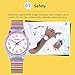 Zeiger Cool Display Easy Read Time Teacher Teen Young Girls Children Kids Watches Resin Band(Colorful)