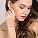 SHINCO Lucky Bead Charm Adjustable Bracelets 18k Gold Plated Cubic Zirconia Fashion Jewelry Gift for Women Girls, for Love, Anniversary, Valentine's Day, Birthday,Women's Day