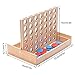 Dmeixs 4 in a Row Line Up 4 Game, 4 to Score, Intelligent line up 4 for Kids or Adults, Wooden