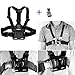 HCE Outdoor Sports Camera Accessories kit for Gopro HERO 4/3 Chest Strap,Headband,Wrist Strap mount,Floating Grip Mount for Hiking Parachuting Swimming Diving Rowing Riding Climbin