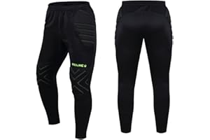 KELME Soccer Goalie Pants with Protection Pads Premium Hip and Knee Protection Kids Youth and Adults Sizes