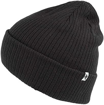 Real comfort Mens Beanie Hat Amazingly Comfy Fits All Sizes Knit Hat Warm Skull Cap (Black)