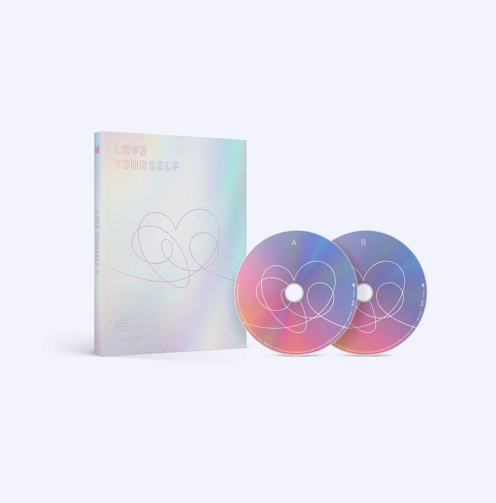Bighit BigHit BTS Love Yourself with 2CD, Photobook, Book, Mini Photo Card, Sticker Pack, Folded Poster and Free Gift