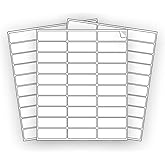 600 EcoSwift Shipping Labels 2 5/8 x 1 inches Mailing Address Inventory Blank White Self Adhesive for Laser Inkjet Printer 2.625 x 1