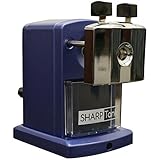 SharpTank - Portable Pencil Sharpener (Metallic Plum) - Compact & Quiet Classroom Sharpener That Gets Straight to The Point!