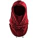 JollyGift Windproof Hat Tactical Heavyweight Balaclava Outdoor Sports Mask Unisex (Wine Red)