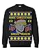 Donald Trump Make Christmas Great Again Ugly Christmas Men Sweatshirt Black