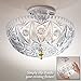 Elegant Clip On Ceiling Light Cover, Clear
