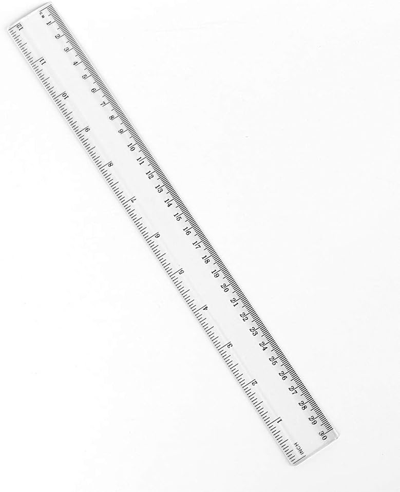 “ALLINONE-1121-001 Plastic Ruler Flexible Ruler with inches and metric ...
