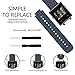 for Garmin Vivoactive Bands/Garmin Approach S2 S4 Bands Silicone Replacement Smart Wrist Watch Accessory Band Strap for Garmin Vivoactive, One Size