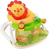 Fisher-Price Sit-Me-Up Floor Seat with Tray, Orange