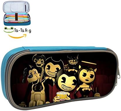 School Pencil Pouch Case Ink-Machine Ink Drip-Bendy Pen Bag