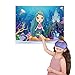 MISS FANTASY Mermaid Games Favors, Mermaid Party Games Birthday, Pin The Tail on The Mermaid with 24 Reusable Tails for Mermaid Poster Game