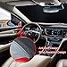 Gelibo Car Windshield Snow Cover with 2 Mirror Covers,Heavy-Duty Durable Sun Shade Snow,Ice,Frost Protector Waterproof for Cars,Standard Pickup,SUV