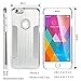 ULAK iPhone 6S Case, Luxury Chrome Aluminum Coating Hard Cover with PC Bumper for Apple iPhone 6 & 6S 4.7 inch (Silver)