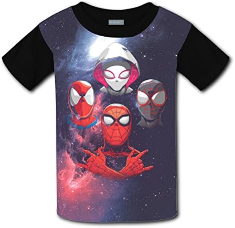 Arachnid Rhapsody T-Shirt Unisex Kids Tee Shirt Running Crew Neck Tops