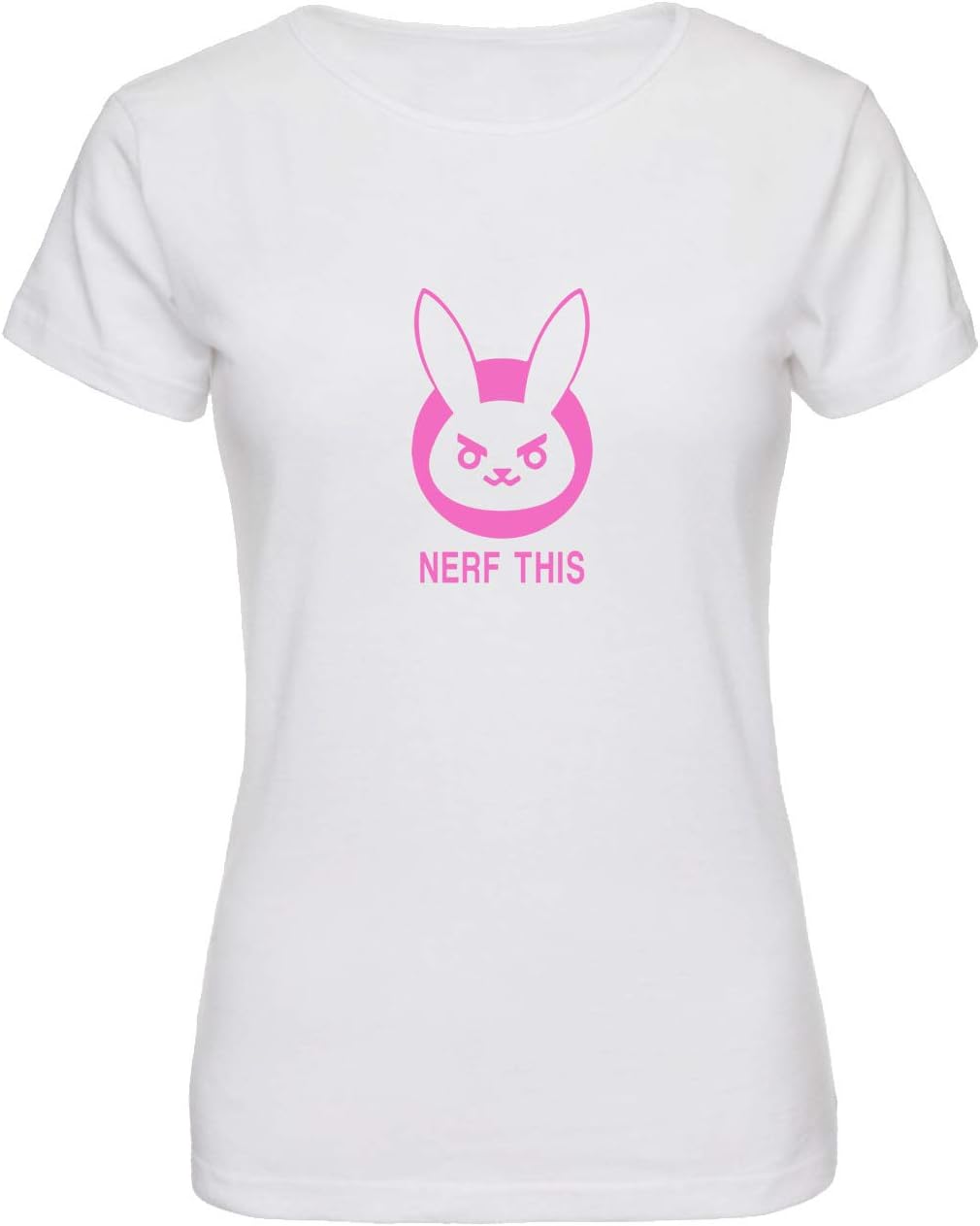 Nerf This Cartoon Angry Bunny Inspired by Fan Art T-Shirt Shirt Tshirt Women Women's Ladies