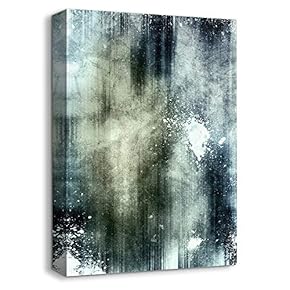 Canvas Wall Art Abstract Beautiful Oil Painting Feature Artwork for Home Prints Framed - 12x18 inches
