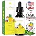 Hemp Oil - Zero THC CBD Oil Cannabidiol - 1000 MG - Tropical Flavor - 100% Organic Hemp Extract Drops - Natural Pain Stress Anxiety Relief & Improves Overall Health - Grown & Made in The USA