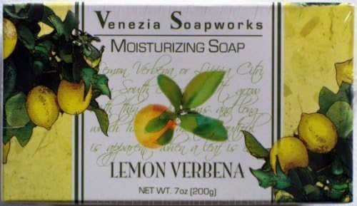 2 Bar Set Venezia Soapworks Moisturizing Soap Lemon Verbena - 7 Ounces Each by Venezia