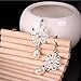 WINOMO Flower Lace Necklace Choker Faux Pearl Pendant Necklace Earring Sets