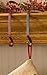 Park Designs Red Wrought Iron Christmas Stocking Hanger - Red (Set of 4)