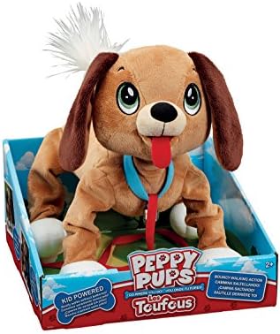 Snuggle Pets Peppy Pups Brown Dog