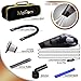 MalRom MS 2018 Cleaner-Car Vacuum High Suction 4.3 KPa Handheld Portable Auto Detailer Wet Dry-Pet Hair-Upholstery-Power Cord 16.7 ft (5m) -Incl.Extra Filter and Replaceable Fuse (Black)