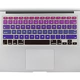 All-inside Dark Purple Ombre Color Keyboard Skin for MacBook Pro 13