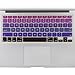 All-inside Dark Purple Ombre Color Keyboard Skin for MacBook Pro 13