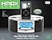 Homedics HMDX-C20 Speaker Dock for iPod with AM/FM Clock Radio and Nature Sounds, Silver