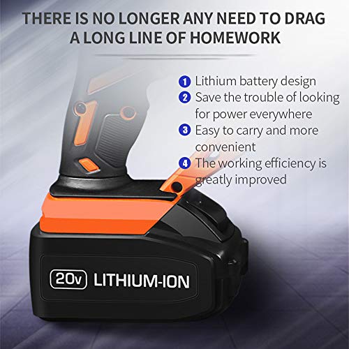 Säbelsäge, Wiederaufladbare Säbelsäge, 20V Elektronische Holz Metall Kunststoff SAH Holz Schneiden SAH, Mit Eine… – Bild 4