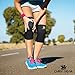Knee Compression Sleeves (1 Pair) with Free Patella Knee Braces By Chief Gear- Knee Support & Compression, Protects Patella, Fast Recovery & Pain Relief- Both Women & Men