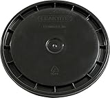 Hydrofarm HG5GLID Plastic, 1 Pack Black Lid, 5 Gallon