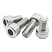 #4-40 Stainless Steel Hex Socket Head Cap Screws Hex Nuts Assortment Set