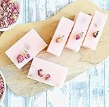 LUXURIOUS ROSE Soap Bar, 100% Natural and Handmade, Chemical free - 4.5 oz