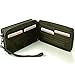 Alpine Swiss Mens Leather Clutch Bag Travel Case Organizer Wallet Gray