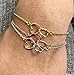 Your Always Charm Double Heart Infinity Knot of Friendship Bracelets (gold)