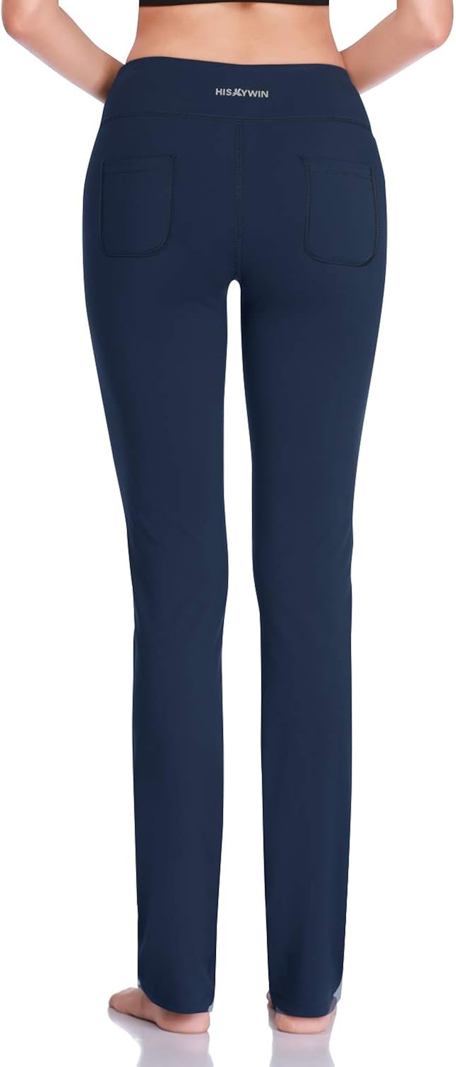 Non-See-Through Workout Pants HISKYWIN 