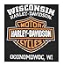 Harley-Davidson Men's Hooded Sweatshirt, Bar & Shield Zip, Black 30299142 (2XL)