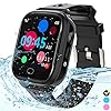 Kids Smart Watch Phone - IP67 Waterproof Smartwatch Boys Girls with Touch Screen 5 Games Camera Alarm SOS Call - Phone…