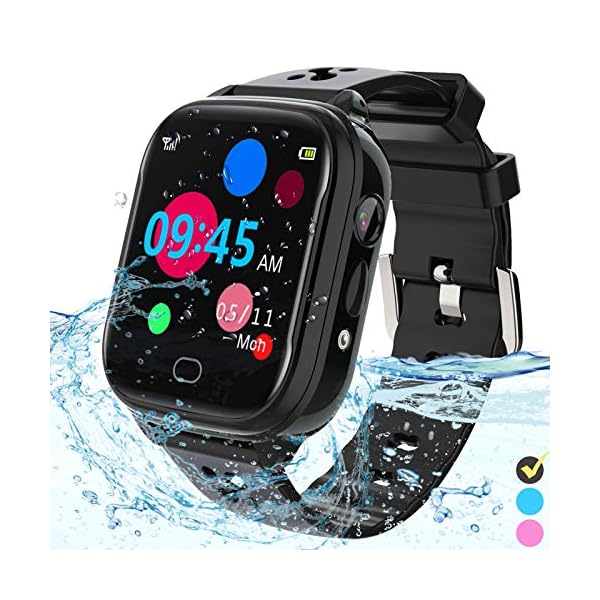 Kids Smart Watch Phone - IP67 Waterproof Smartwatch Boys Girls with Touch Screen 5 Games Camera Alarm SOS Call - Phone…
